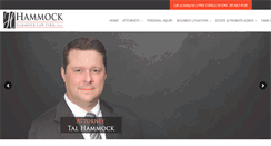 Desktop Screenshot of hammocklawfirm.com